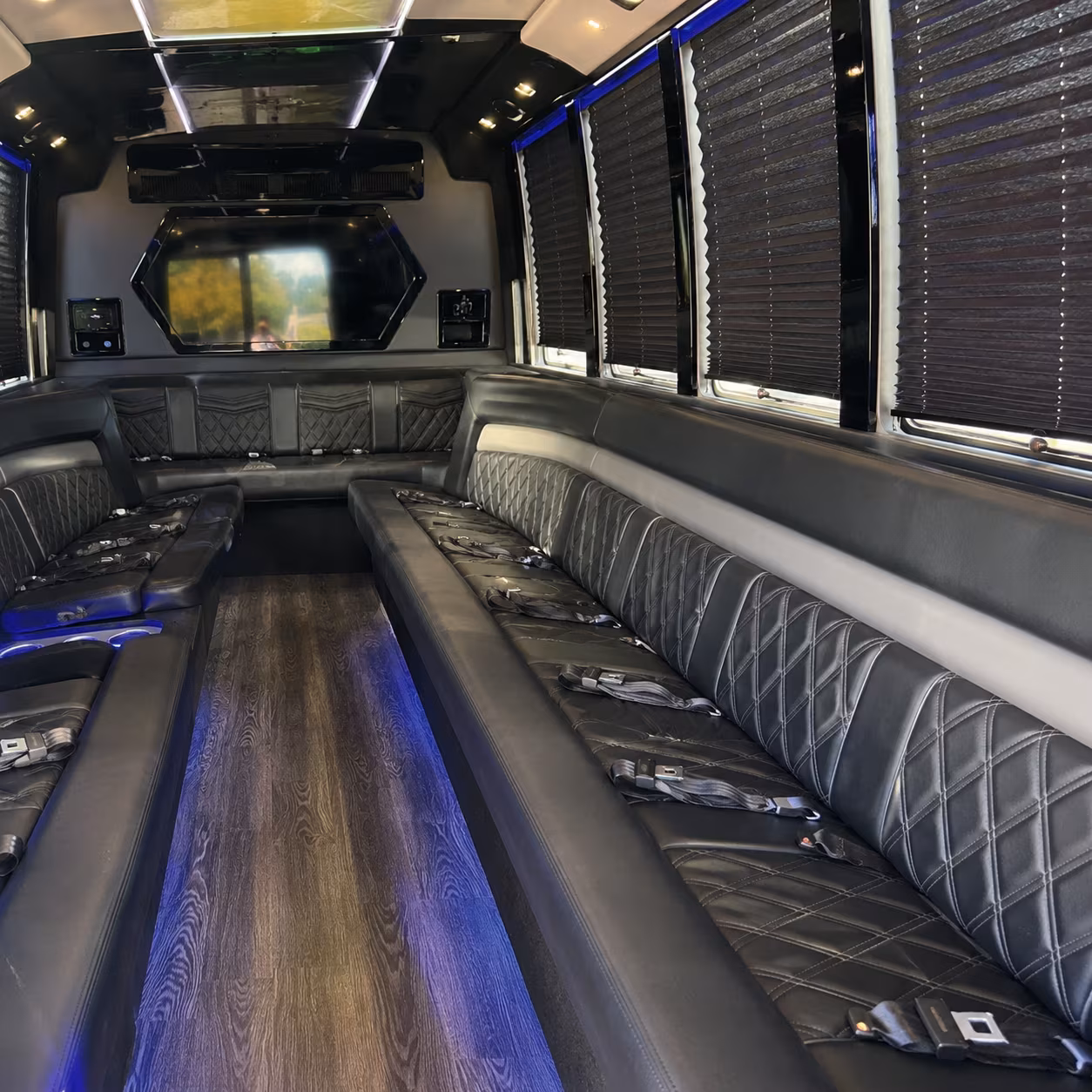 find milford anniversary party bus rental