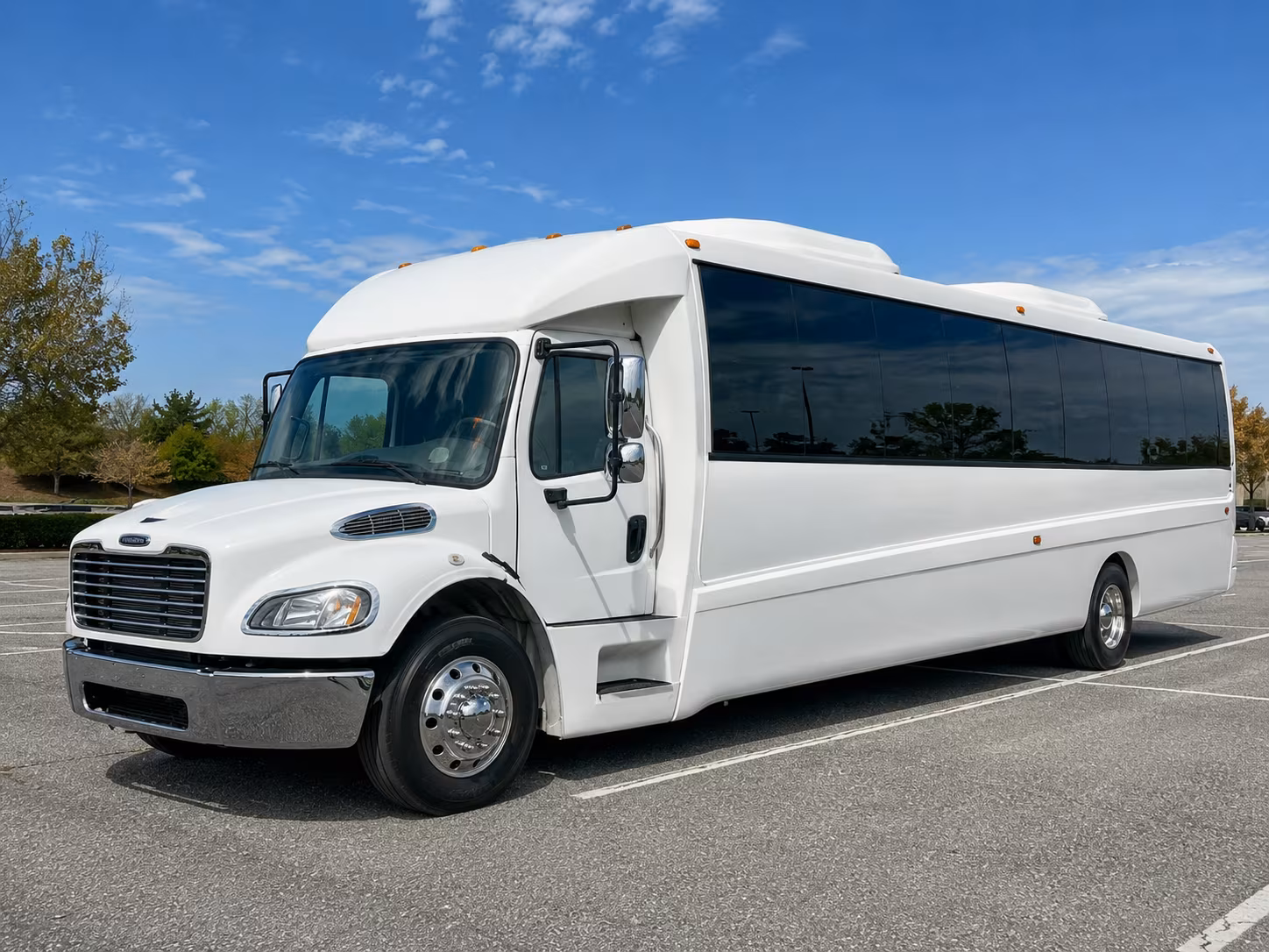 milford 30 passenger party bus