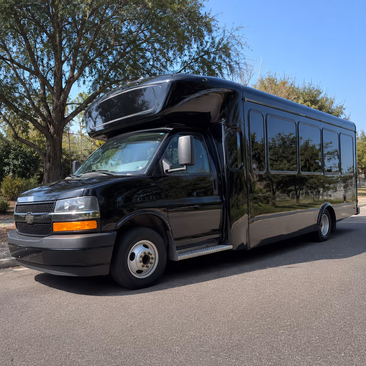 milford party bus booking step 1