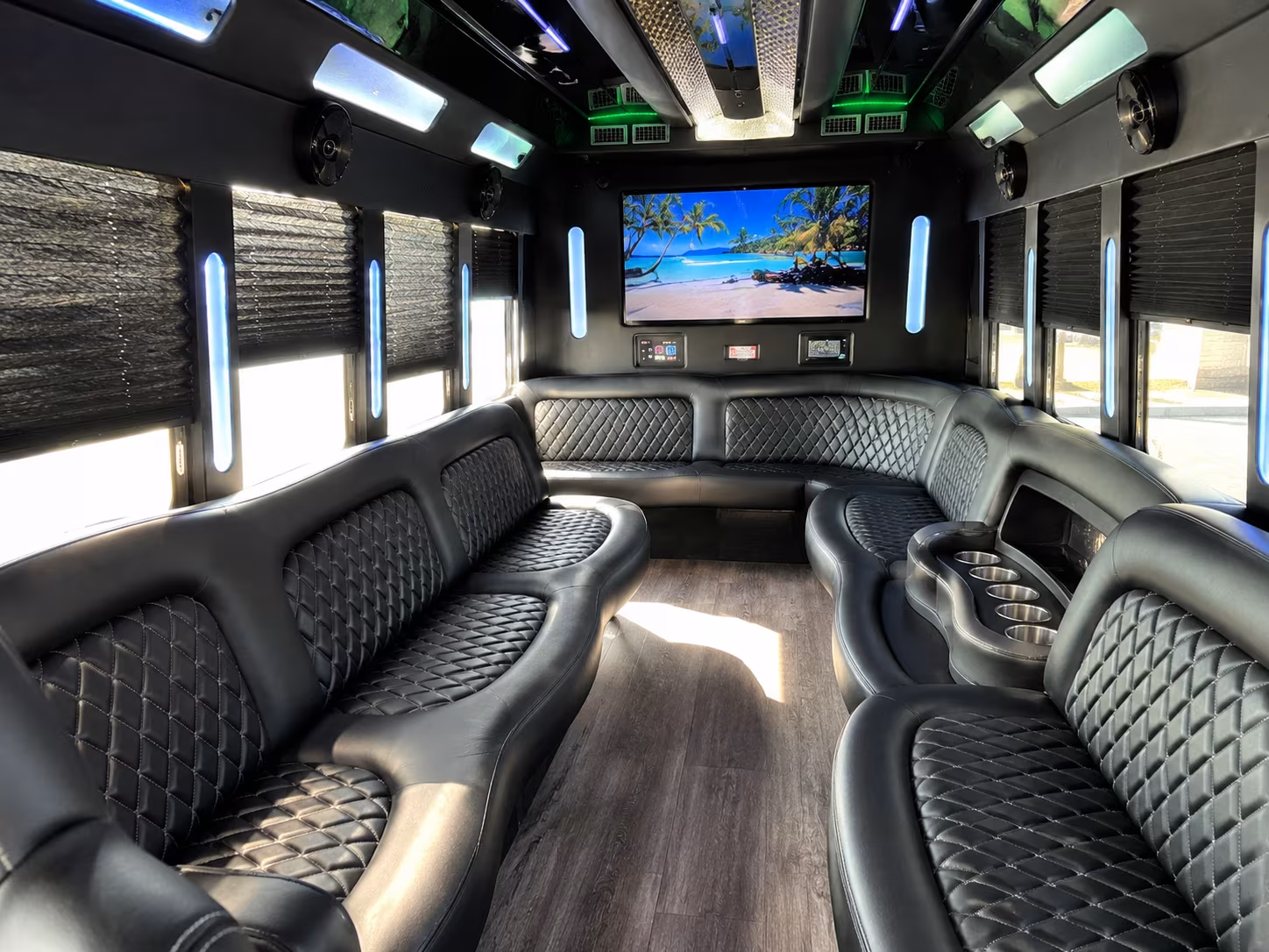 milford sporting event party bus rental