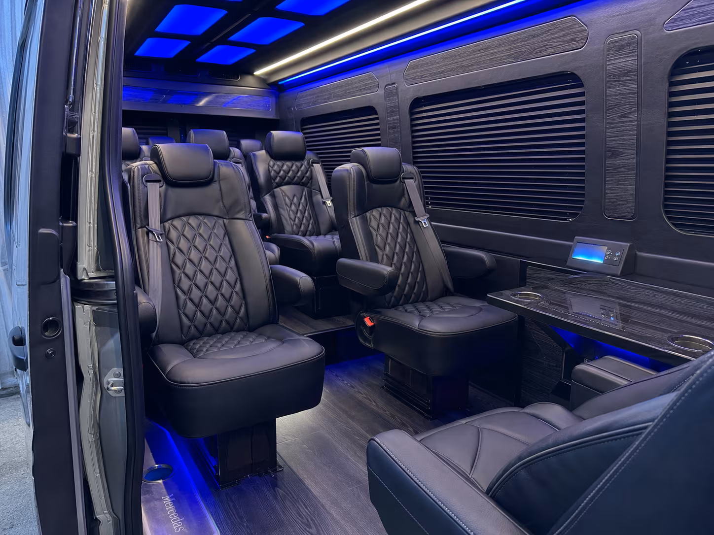 sprinter van transportation for groups and events across milford