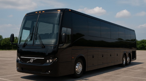 Exterior of Charter Bus Company New York's 56 Passenger Charter Bus in New York