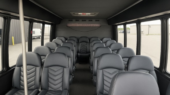 milford 28 passenger minibus rental