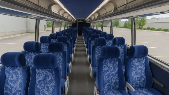 milford 50 passenger charter bus rental
