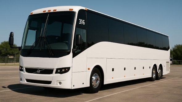 milford 55 passenger charter bus